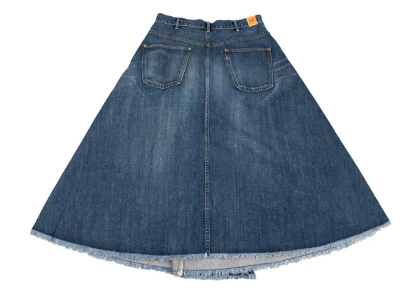 45rpm 45R Cutting Hem Wrap Denim Skirt K-162596_011