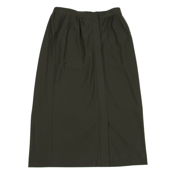 yoshie inaba Poly Wool Slit Skirt K-162601_002