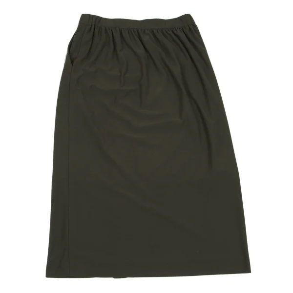 yoshie inaba Poly Wool Slit Skirt K-162601_010