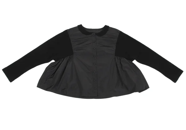 TOKUKO 1er VOL Switching  Round Collar Jacket K-162602_002
