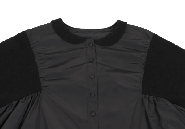 TOKUKO 1er VOL Switching  Round Collar Jacket K-162602_003