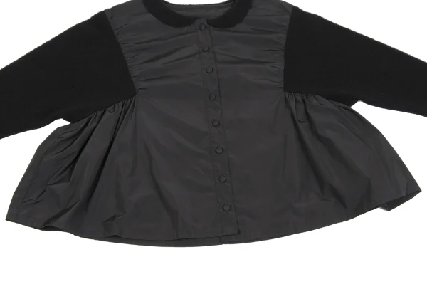 TOKUKO 1er VOL Switching  Round Collar Jacket K-162602_008