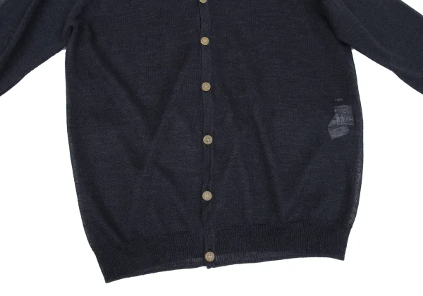 Ne-net Patch Sleeve Mesh Cardigan K-162604_011