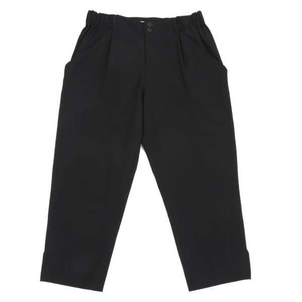 イッセイミヤケISSEY MIYAKE ウールストレッチヘムスリット