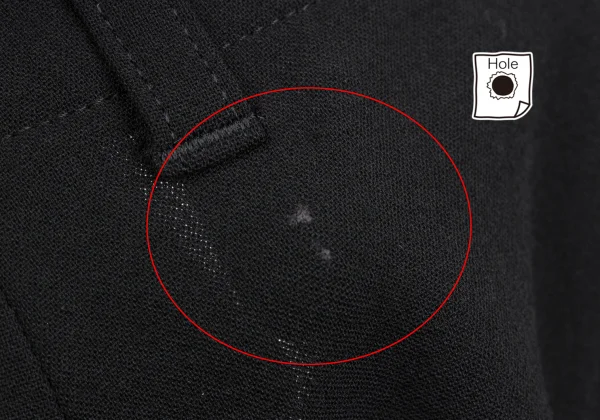 ISSEY MIYAKE Wool Stretch Hem Slit Pants K-162606_010