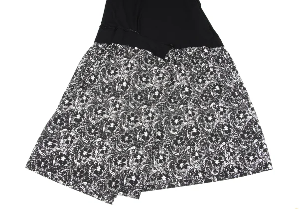 Ground Y Floral Pigment Printed High Neck Sleeveless Dress K-162609_010