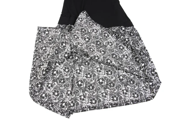 Ground Y Floral Pigment Printed High Neck Sleeveless Dress K-162609_011