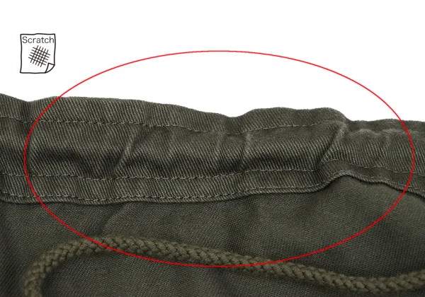 Y's BORN PRODUCT Asymmetrical Cotton Twill Dropped Crotch Pants K-162614_008