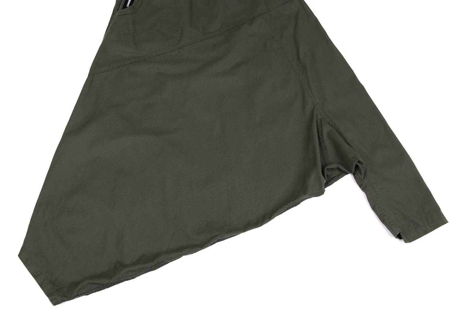 ワイズY's BORN PRODUCT コットンツイルアシンメトリーサルエルパンツ