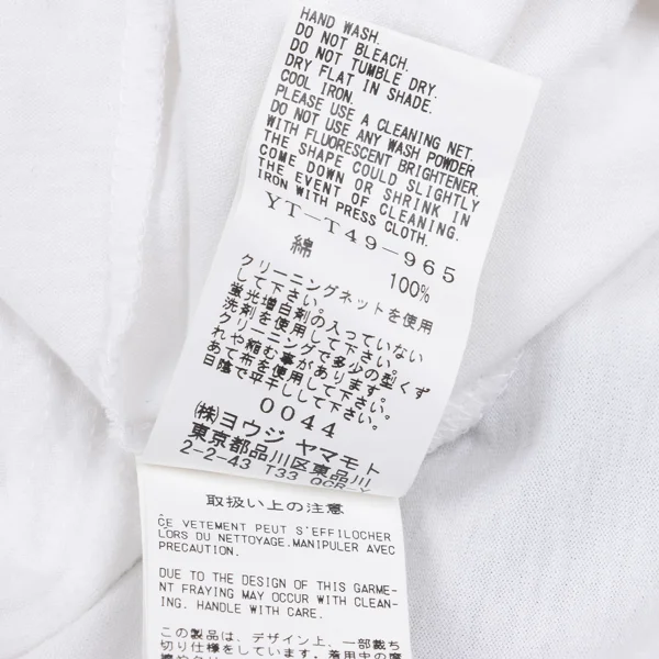 Y's Circle Taping T-shirt K-162615_015