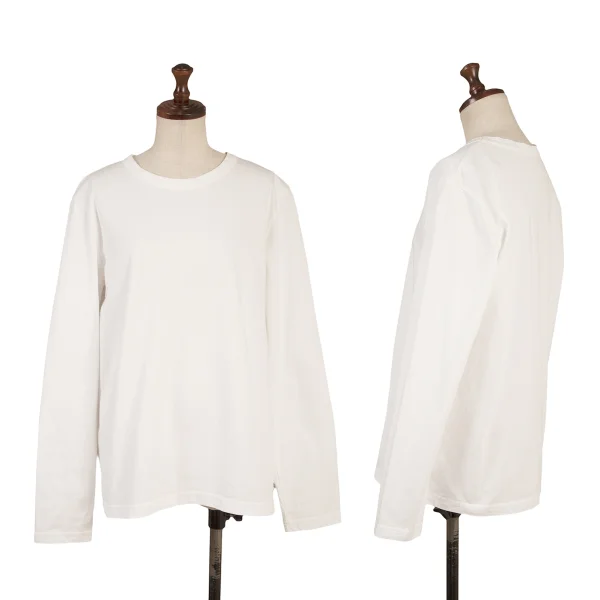 Y's Hem Stitch Logo T-shirt White 3 K-162616_001