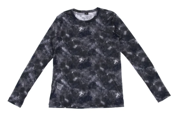 Y's Printed Mesh T-shirt K-162617_002