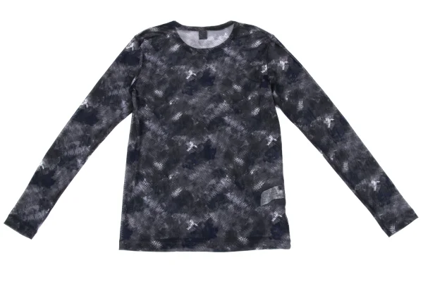 Y's Printed Mesh T-shirt K-162617_009