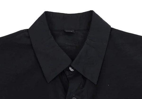 Y's Side Button Asymmetry Short Sleeve Shirt K-162618_004