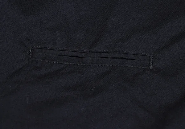 Y's Side Button Asymmetry Short Sleeve Shirt K-162618_014