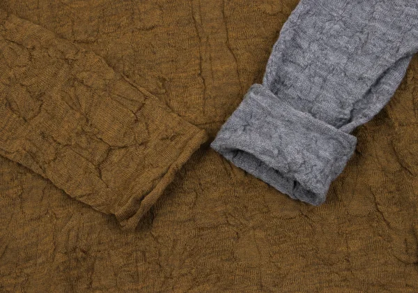 Y's Wool Alphabet Dot Jacquard Washer Knit K-162619_005