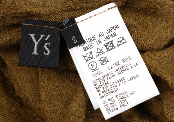 Y's Wool Alphabet Dot Jacquard Washer Knit K-162619_013