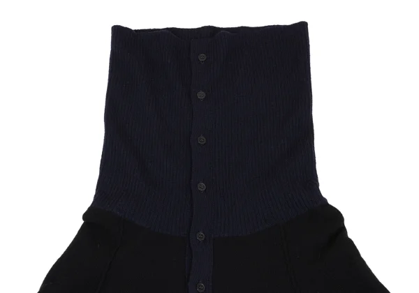 Y's Wool Turtle Neck Knit Cardigan K-162621_004