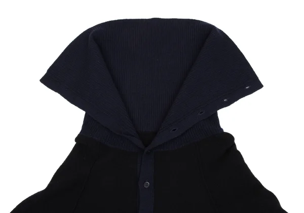 Y's Wool Turtle Neck Knit Cardigan K-162621_006