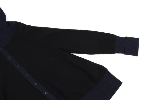 Y's Wool Turtle Neck Knit Cardigan K-162621_008