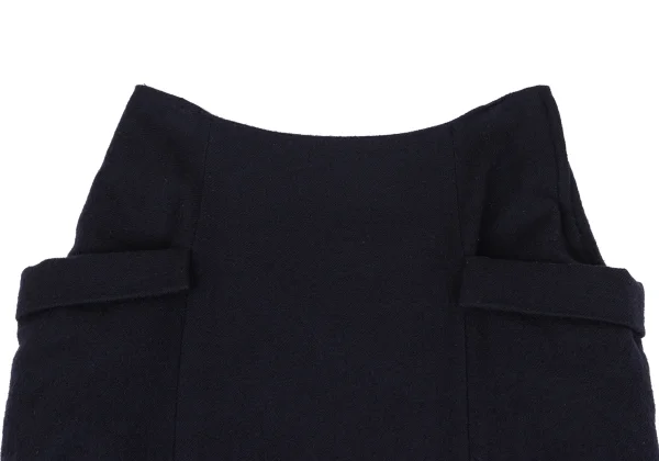 Y's Wool Flap Pocket Dropped Crotch Pants K-162622_004