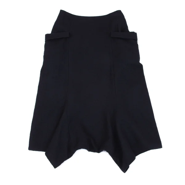 Y's Wool Flap Pocket Dropped Crotch Pants K-162622_009