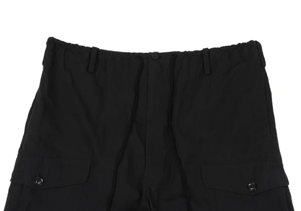 Y's（ワイズ）黒 パンツ ワイズY's コットンカーゴパンツ 黒2 (K-162625) | DCブランド