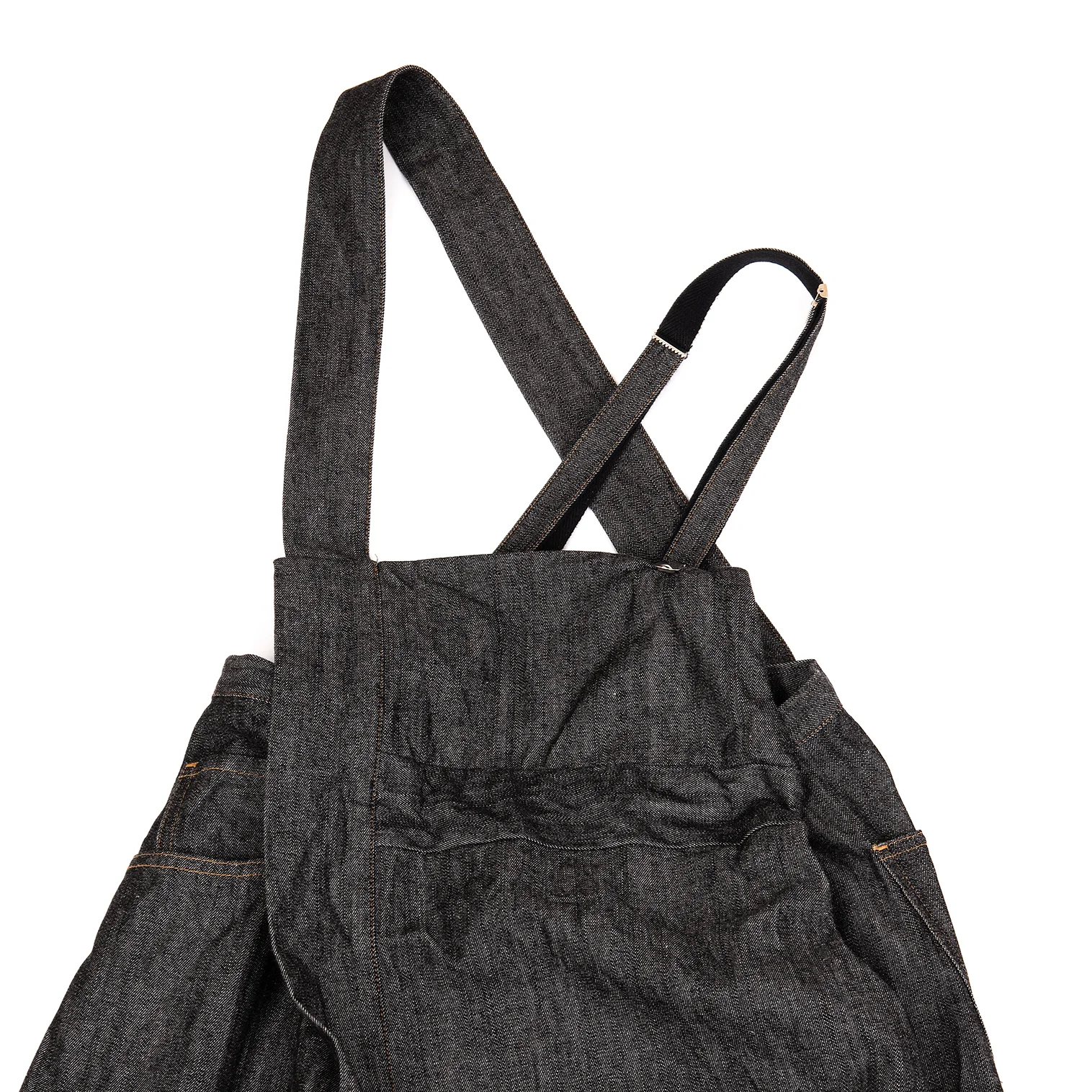 ワイズY's コットンデニム吊りサルエルパンツ グレー1 (K-162627