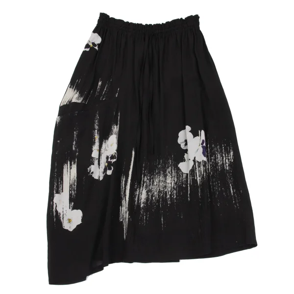 Y's Pansy Printed Skirt K-162629_002