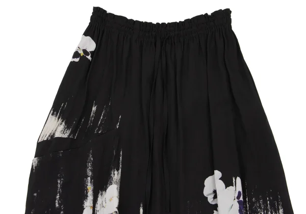 Y's Pansy Printed Skirt K-162629_003