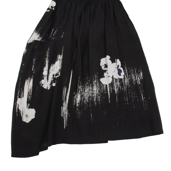 Y's Pansy Printed Skirt K-162629_008