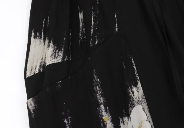 Y's Pansy Printed Skirt K-162629_009