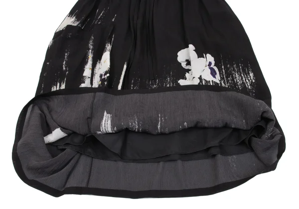 Y's Pansy Printed Skirt K-162629_011