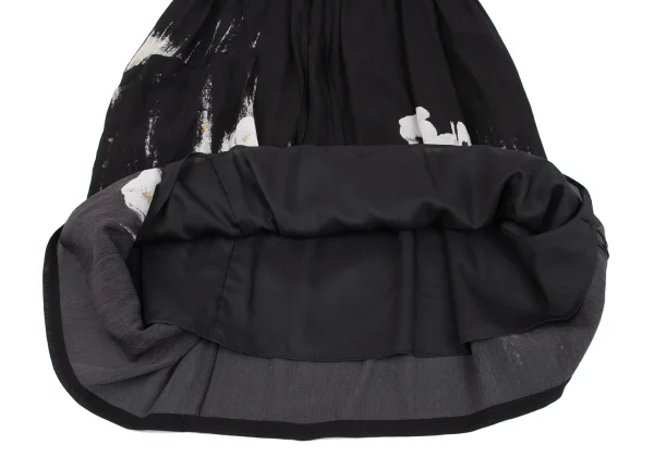 Y's Pansy Printed Skirt K-162629_012