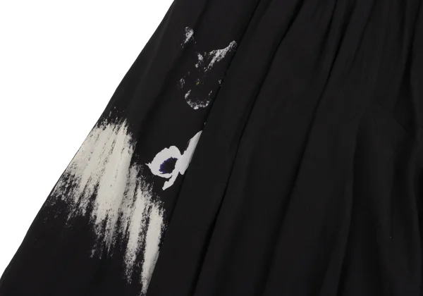 Y's Pansy Printed Skirt K-162629_015