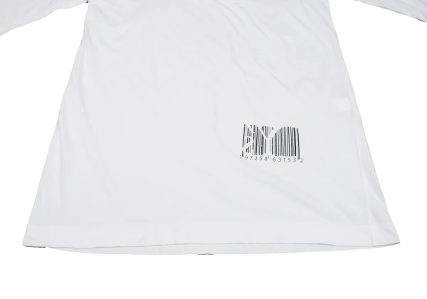 Y's Logo Barcode Print Hem Dress K-162631_007