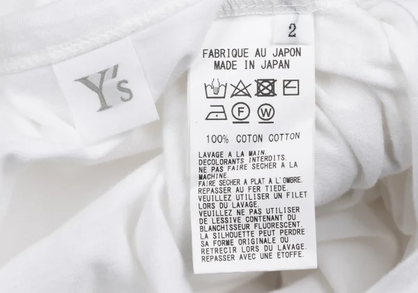 Y's Logo Barcode Print Hem Dress K-162631_013