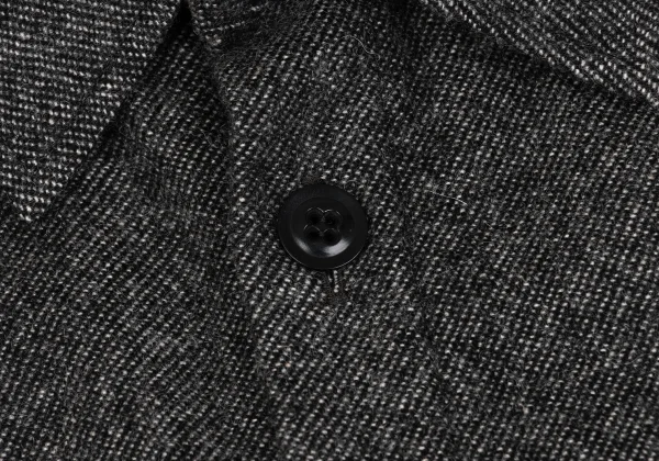 Y's Wool Nylon Pocket Design Shirt Dress K-162636_006