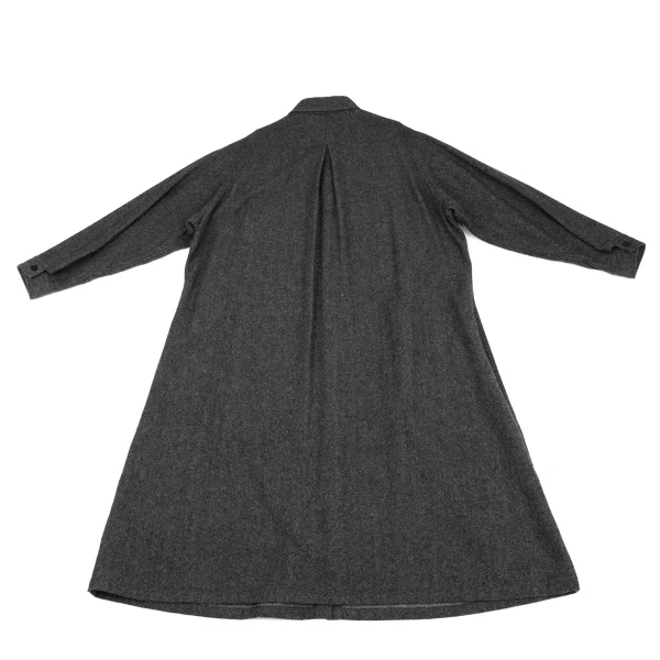 Y's Wool Nylon Pocket Design Shirt Dress K-162636_014