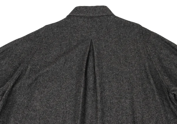 Y's Wool Nylon Pocket Design Shirt Dress K-162636_015