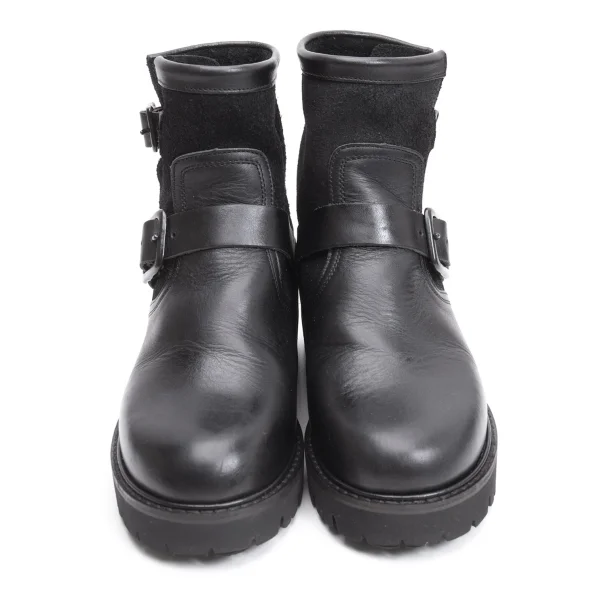 Y's Double Belted DesIgn Leather Boots K-162640_002