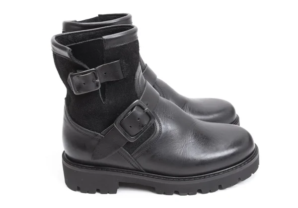 Y's Double Belted DesIgn Leather Boots K-162640_005