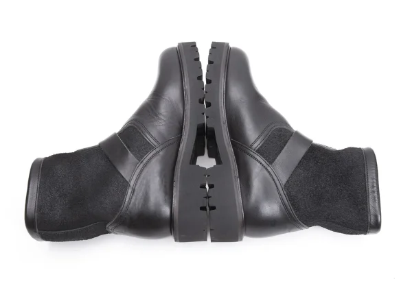 Y's Double Belted DesIgn Leather Boots K-162640_007