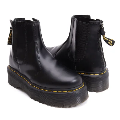 Y's x Dr Martens 2976 QUAD Back Zipper Side-gore Boots