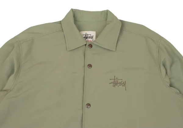STUSSY Logo Print Nylon Coaching Jacket K-162644_002