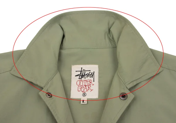 STUSSY Logo Print Nylon Coaching Jacket K-162644_004