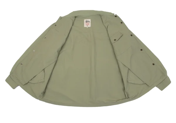 STUSSY Logo Print Nylon Coaching Jacket K-162644_014