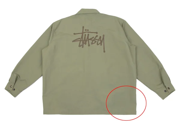 STUSSY Logo Print Nylon Coaching Jacket K-162644_015