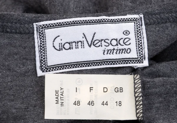 GIANNI VERSACE Chain Jacquard Cotton Tank Top K-162645_010