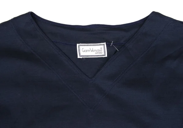 GIANNI VERSACE Cotton V Neck T Shirt K-162648_002
